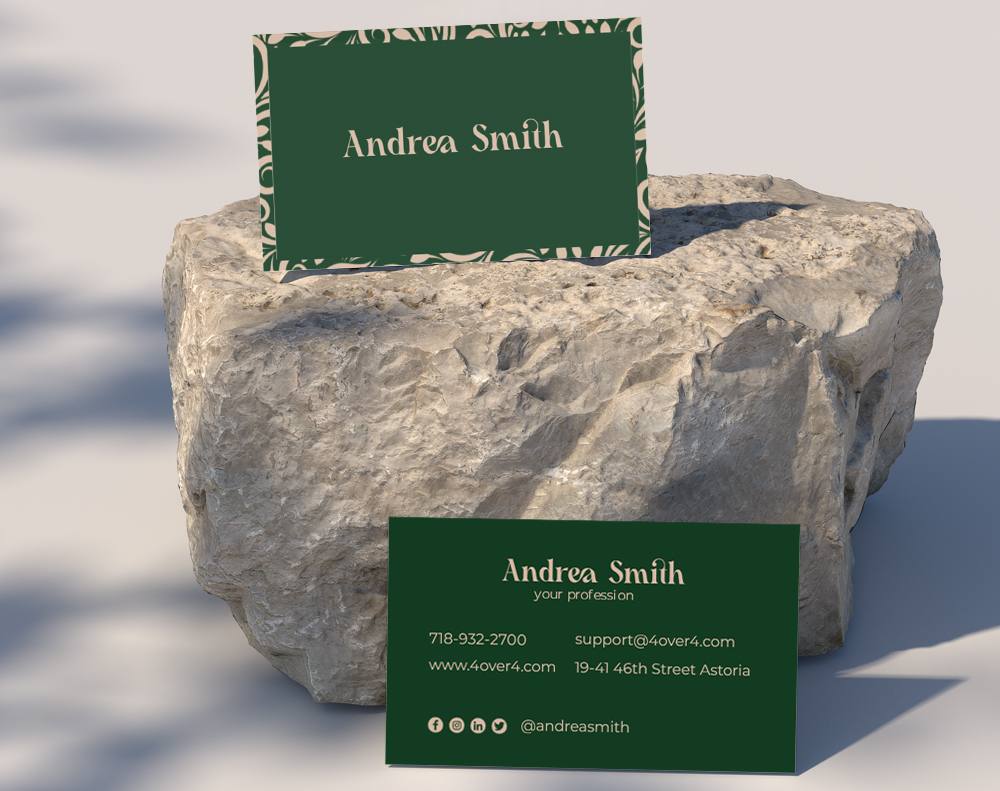 Abstract Shapes Business Card