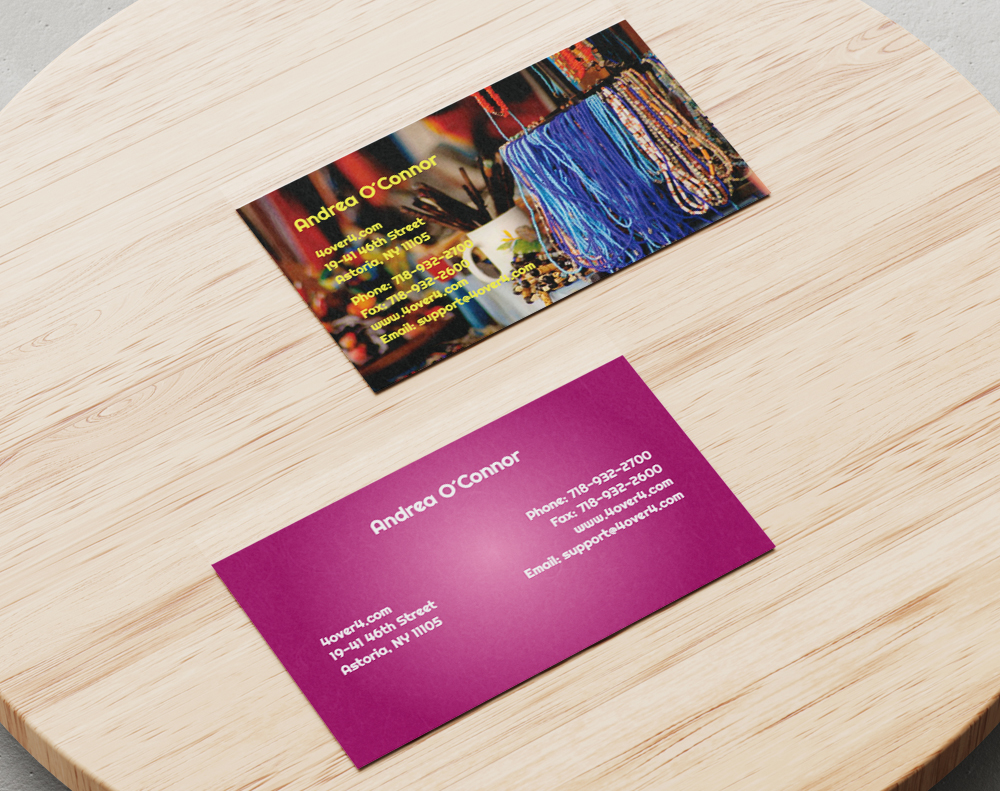 Ultra thick diamond glitter business cards - Design Template