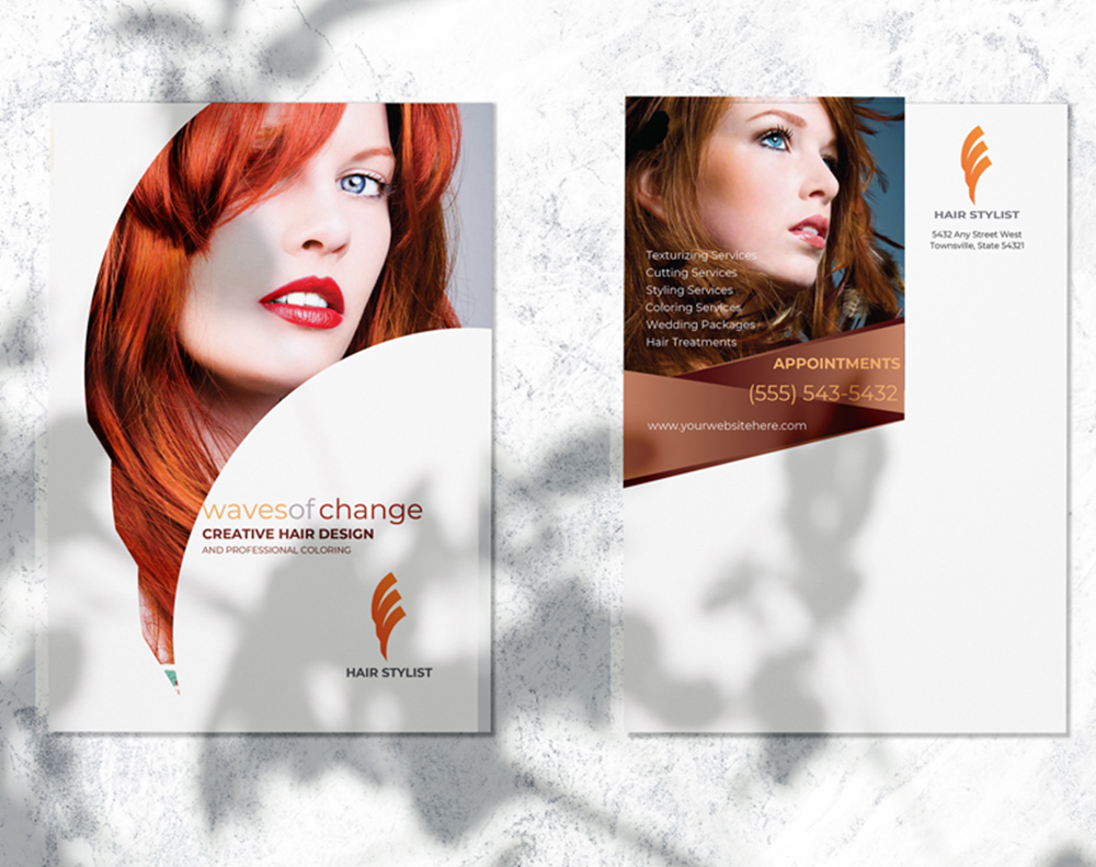 Velvet postcards - Design Template