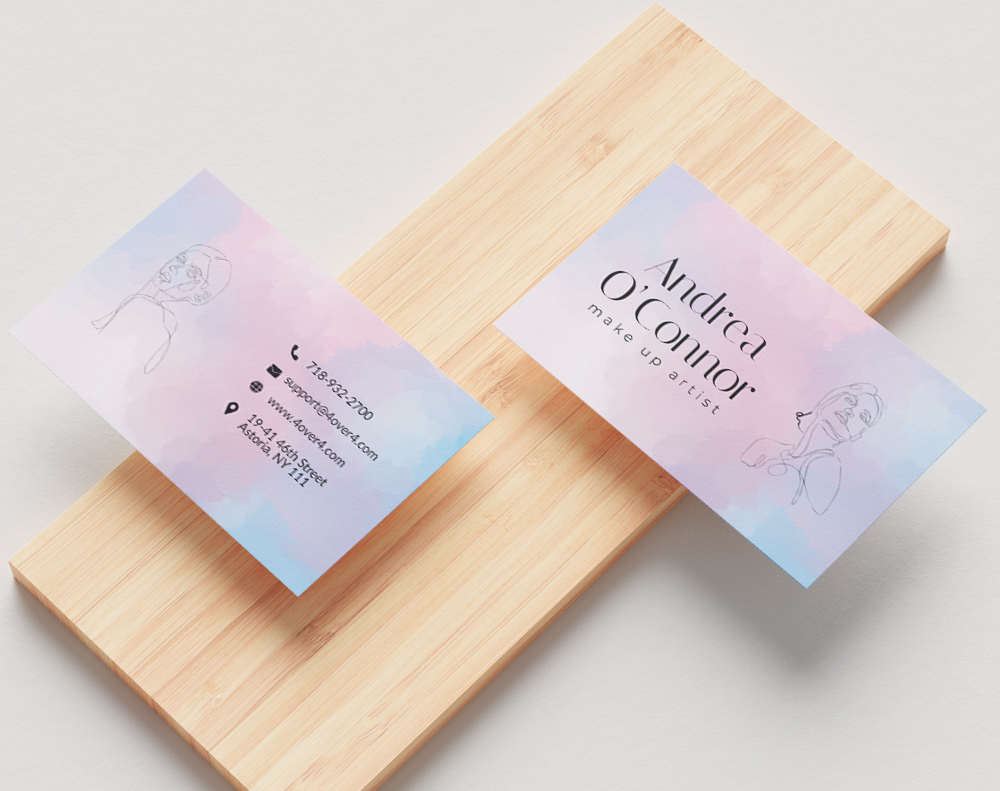 Make Up Artist Business Card - Design Template