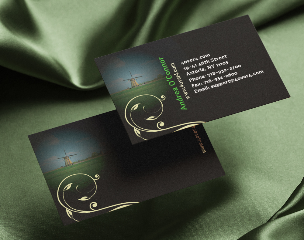 Ultra thick diamond glitter business cards - Design Template