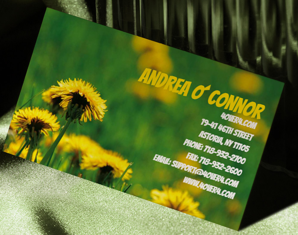 Responsive Distribution Business Cards