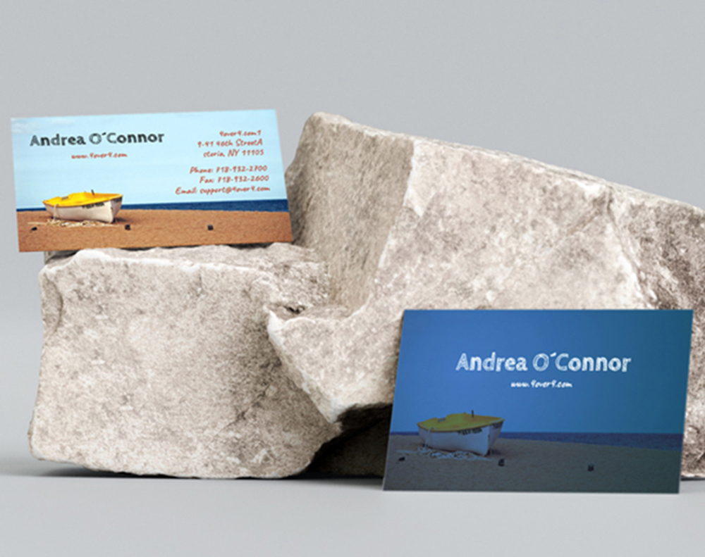 Ultra thick diamond glitter business cards - Design Template