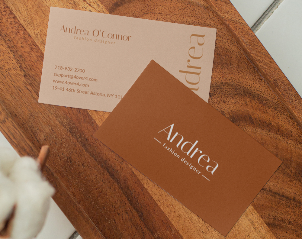 Fashion Designer Business Card - Design Template