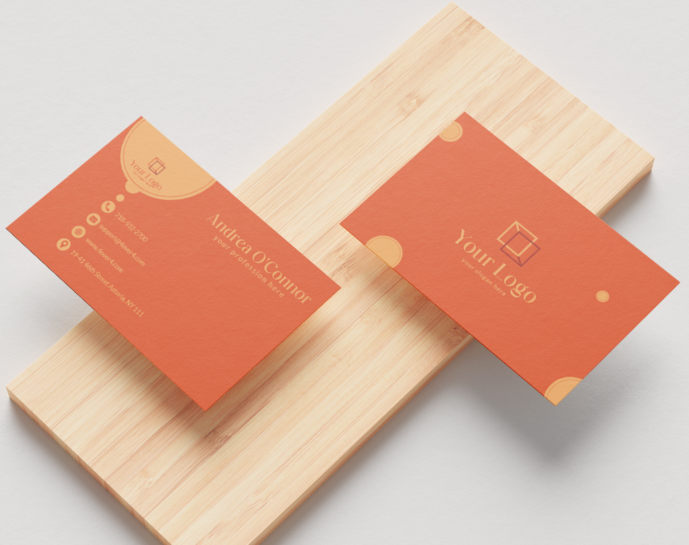 Geometric Shapes Business Card