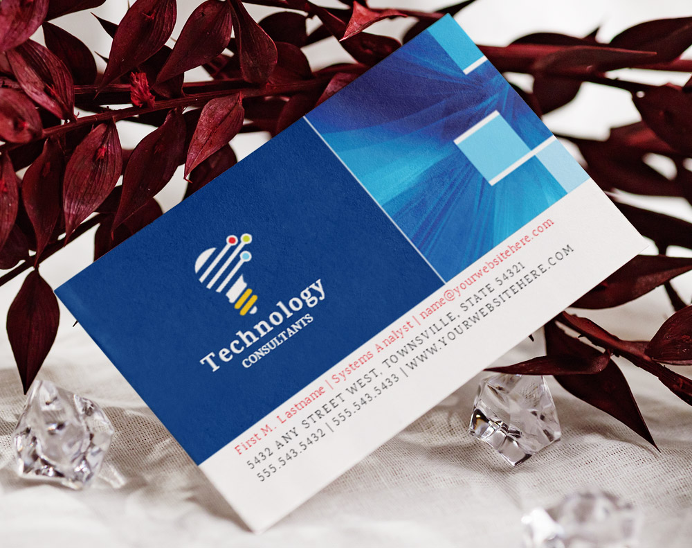 Cotton business cards - Design Template