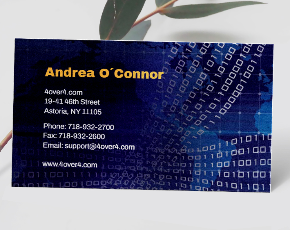 Cotton business cards - Design Template