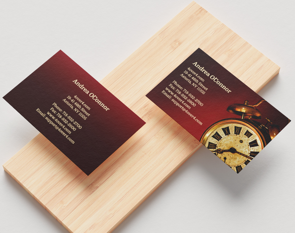 Automated Model Business Cards - Design Template