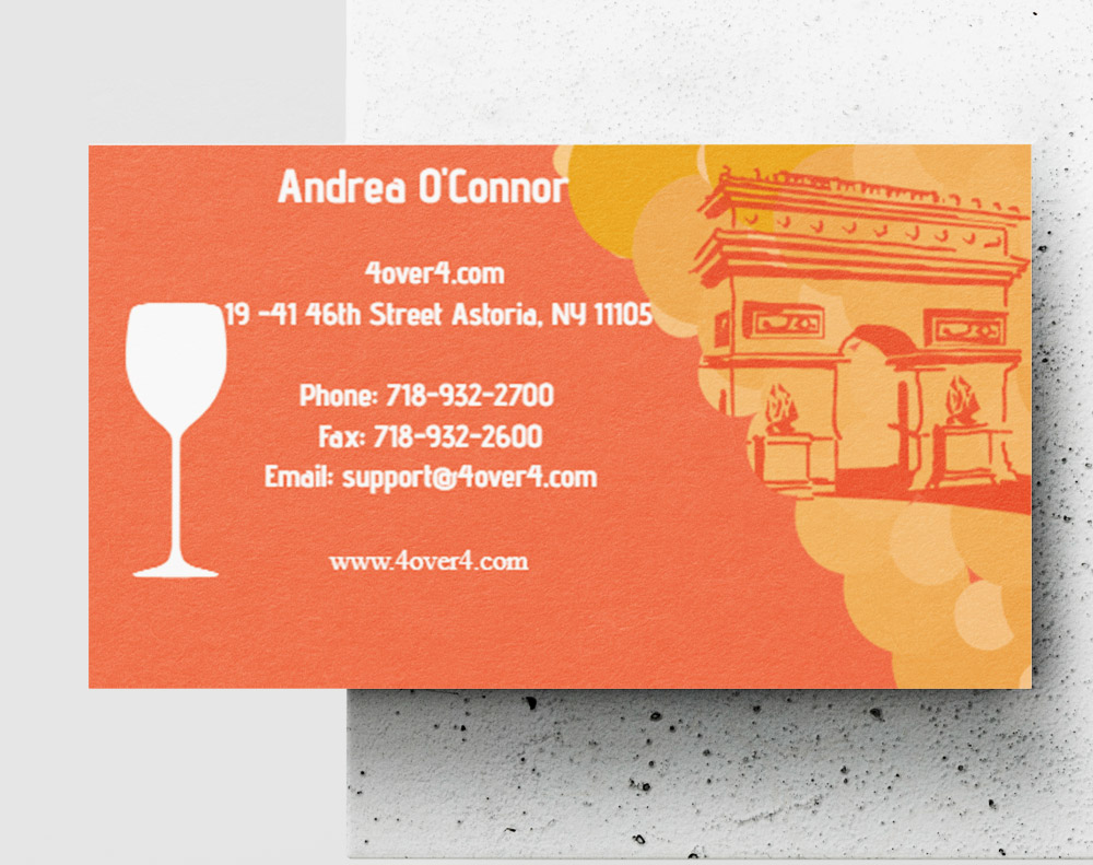 Cotton business cards - Design Template