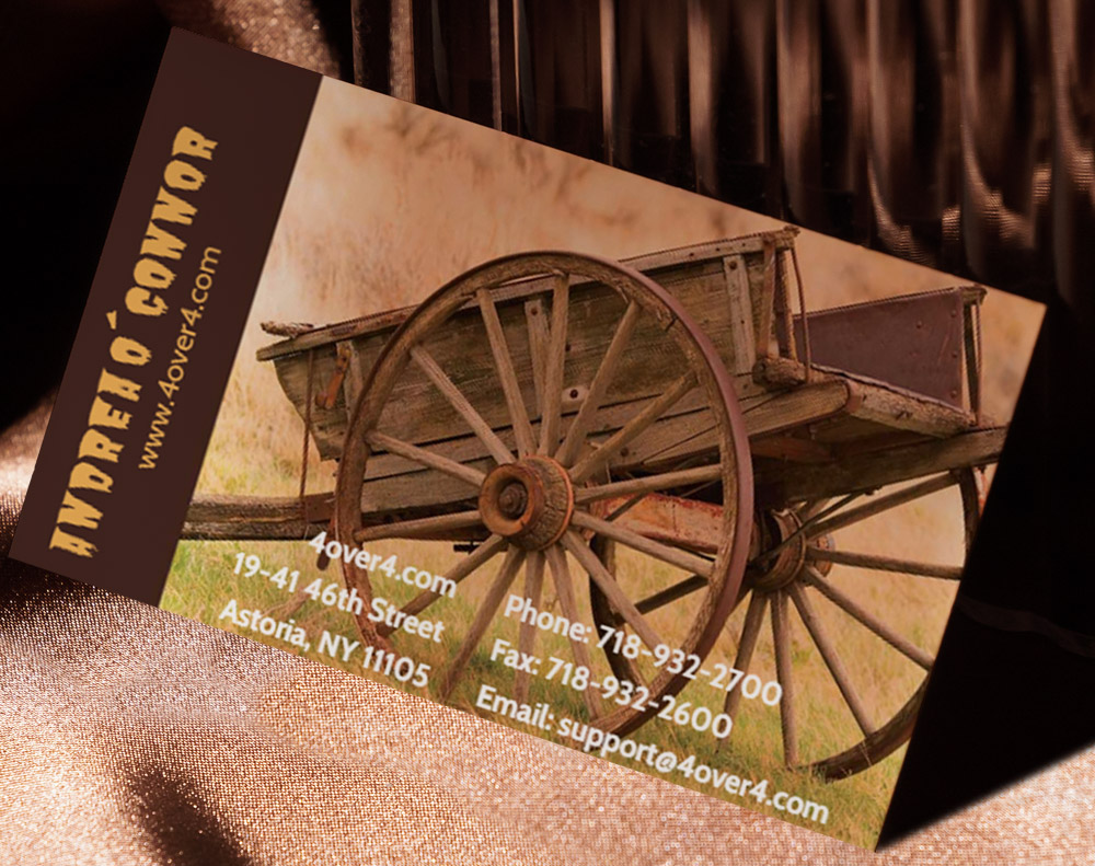 Black business cards - Design Template