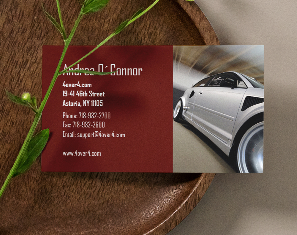 Cotton business cards - Design Template