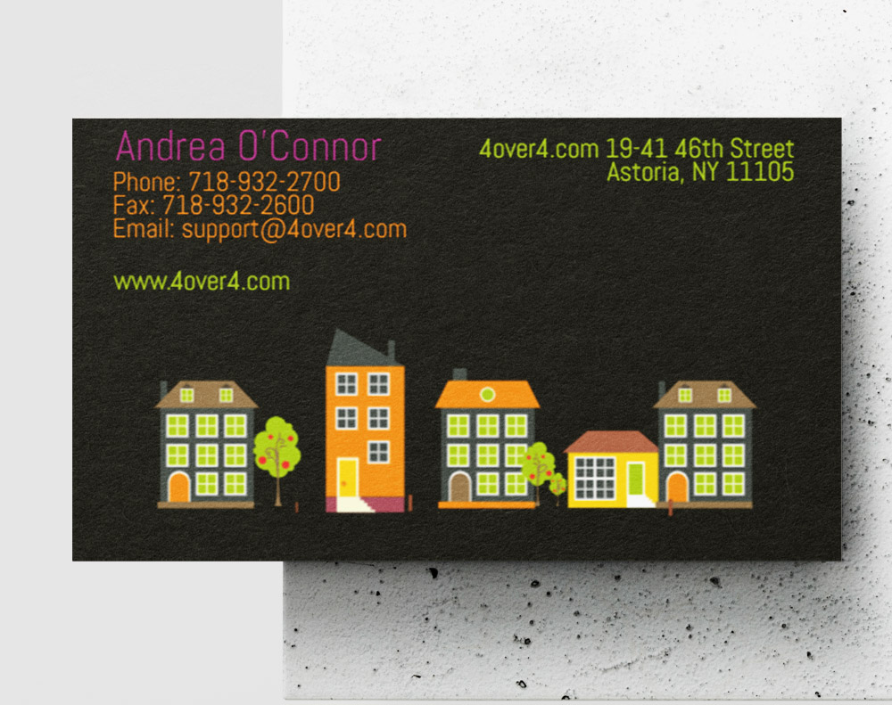 Black business cards - Design Template