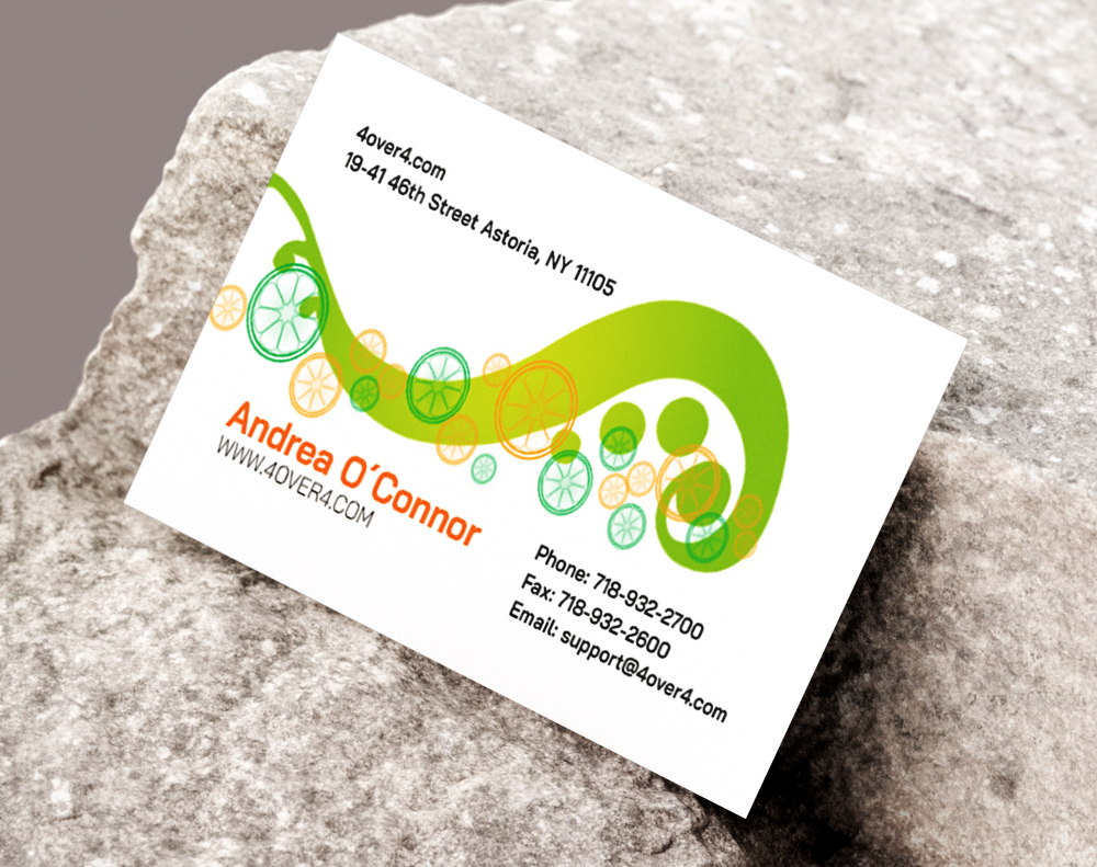 Cotton business cards - Design Template