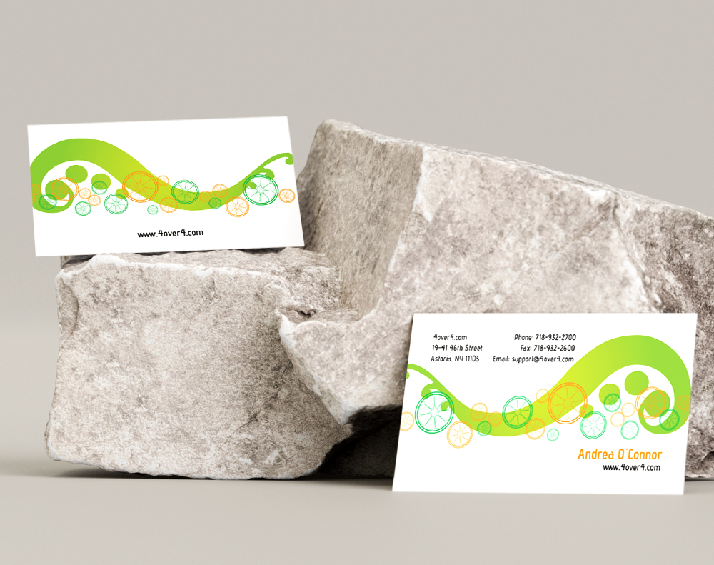 Black business cards - Design Template