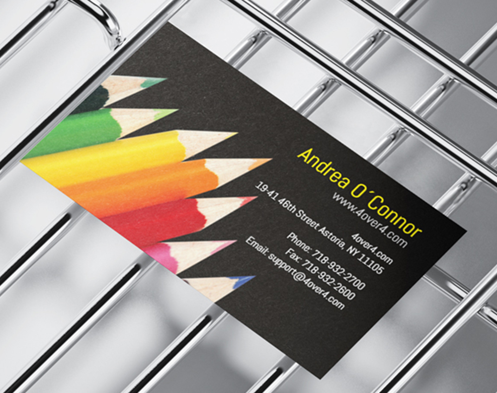 Black business cards - Design Template