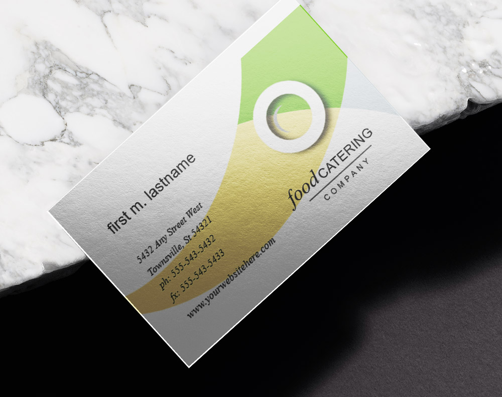 Black business cards - Design Template
