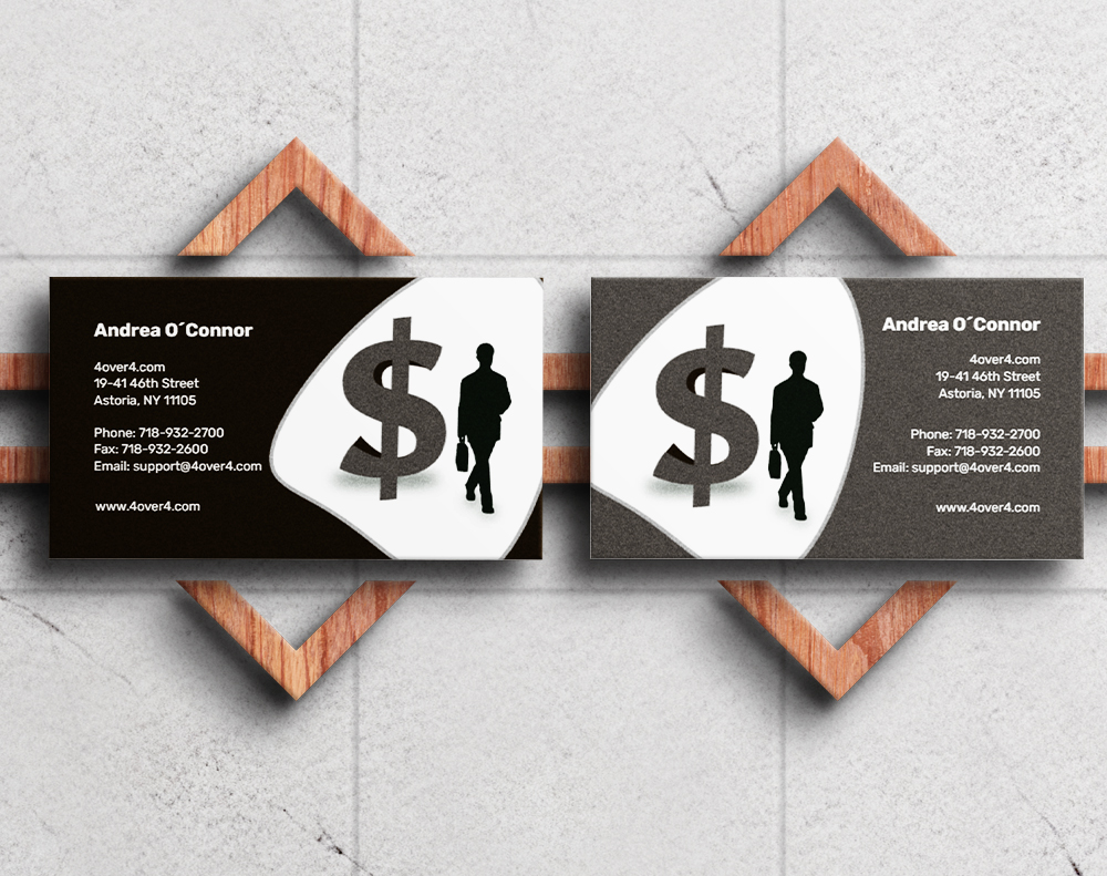 Black business cards - Design Template