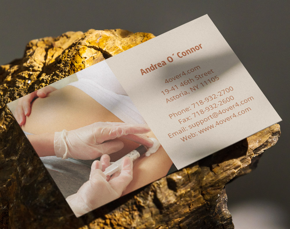 Cotton business cards - Design Template