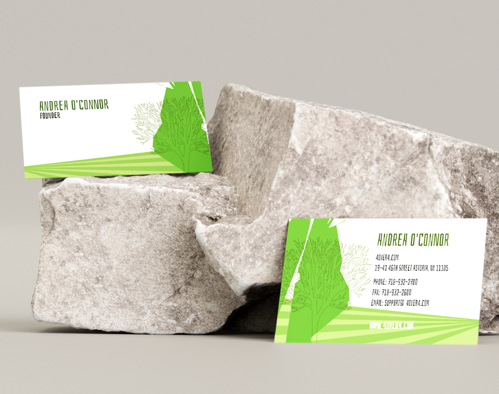 Competitive Model Business Cards - Design Template