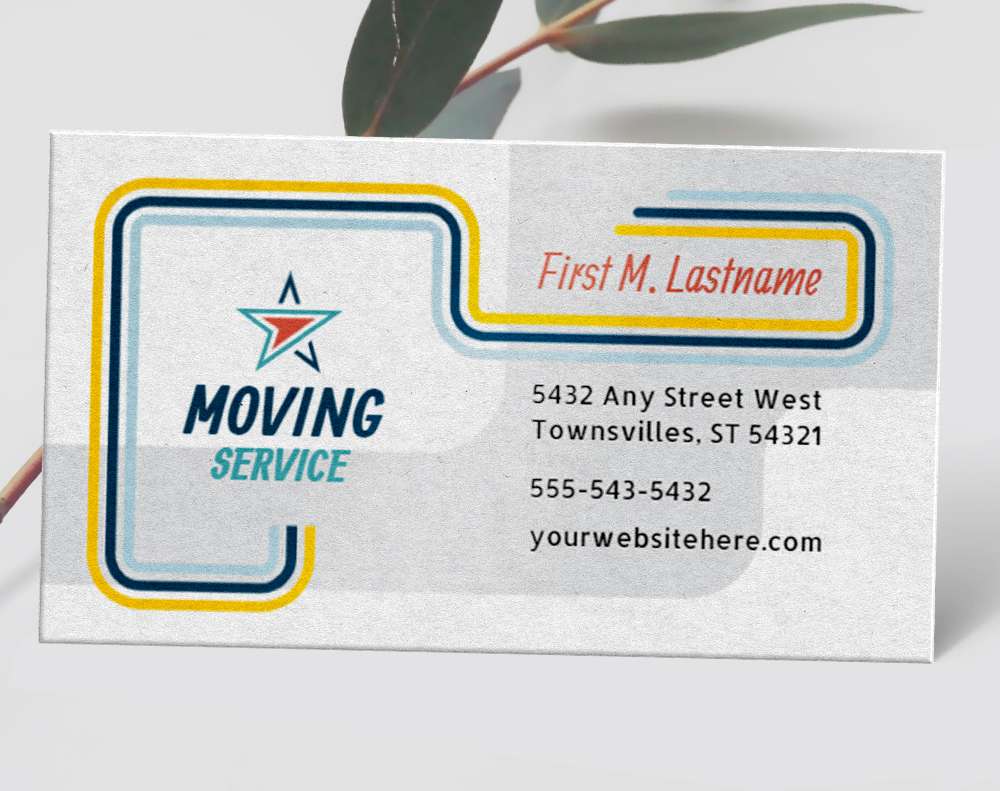 Black business cards - Design Template