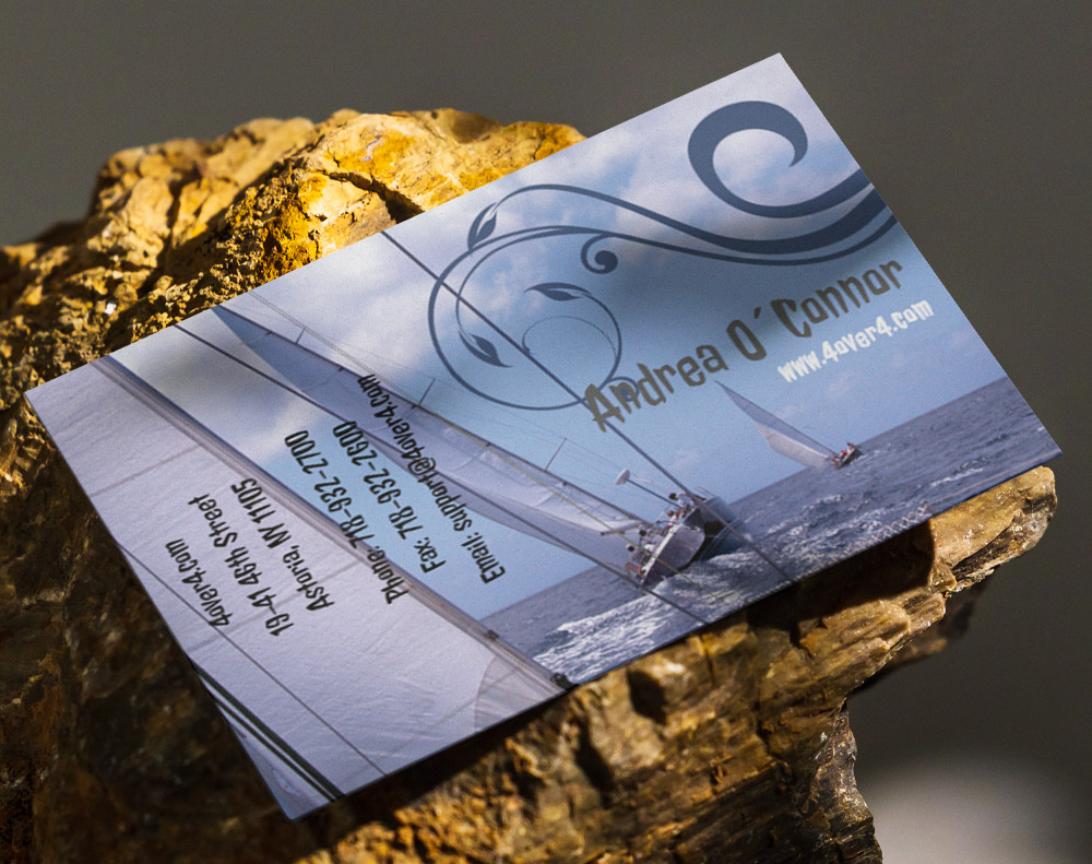 Cotton business cards - Design Template