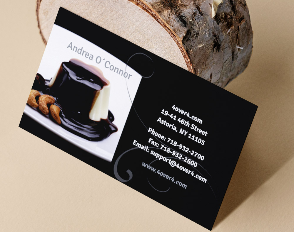 Black business cards - Design Template