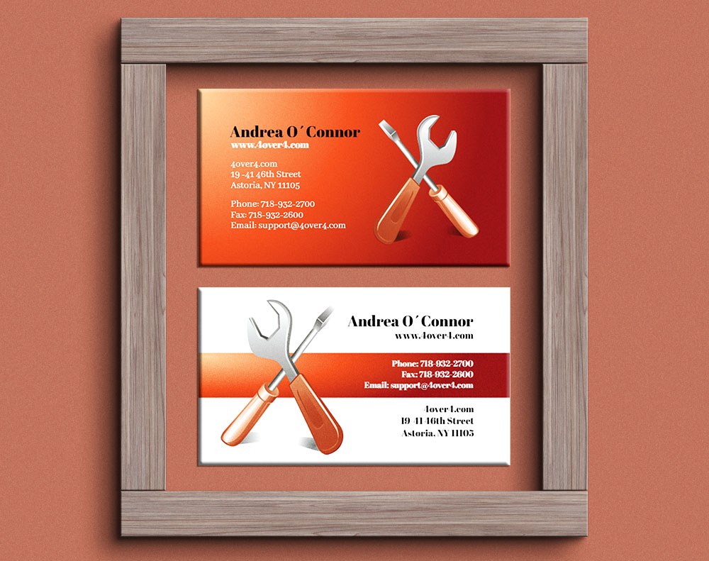 Black business cards - Design Template