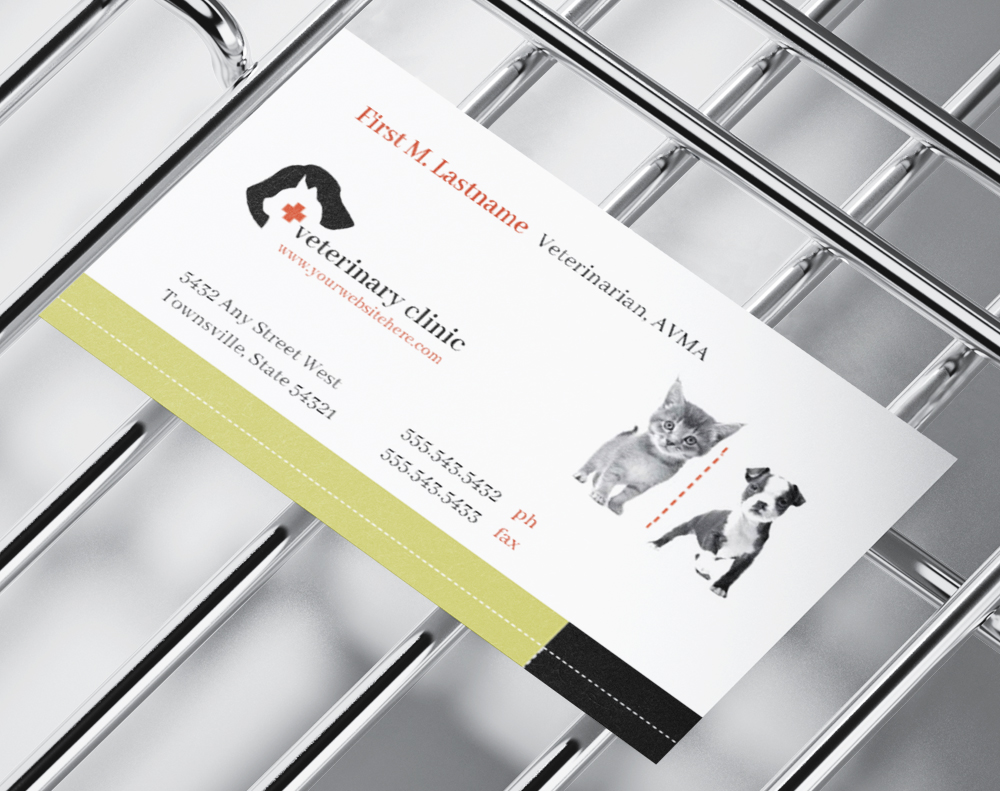 Black business cards - Design Template