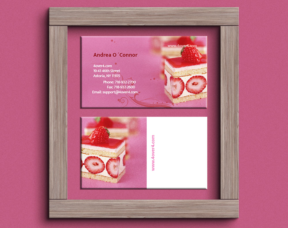 Black business cards - Design Template