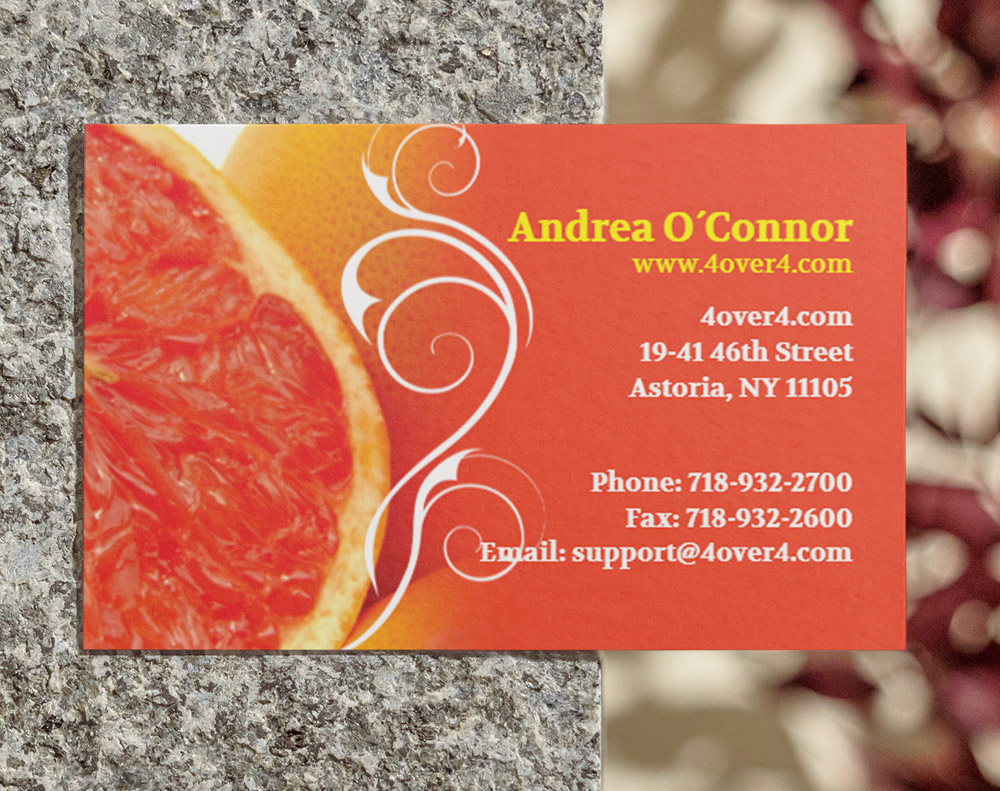 Cotton business cards - Design Template