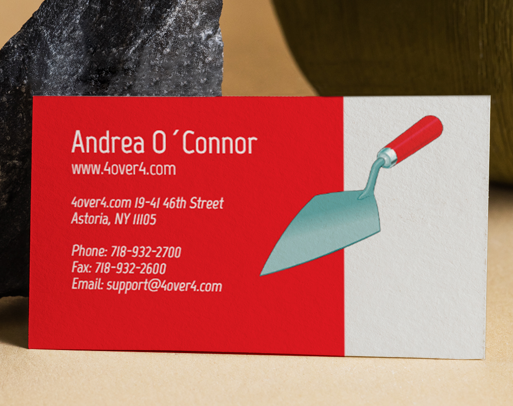 Cotton business cards - Design Template