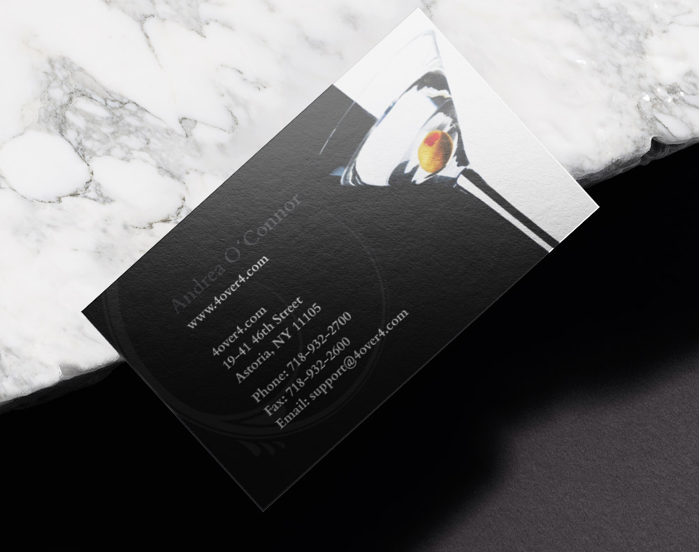 Black business cards - Design Template