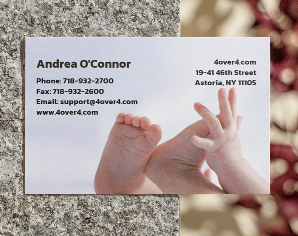 Cotton business cards - Design Template