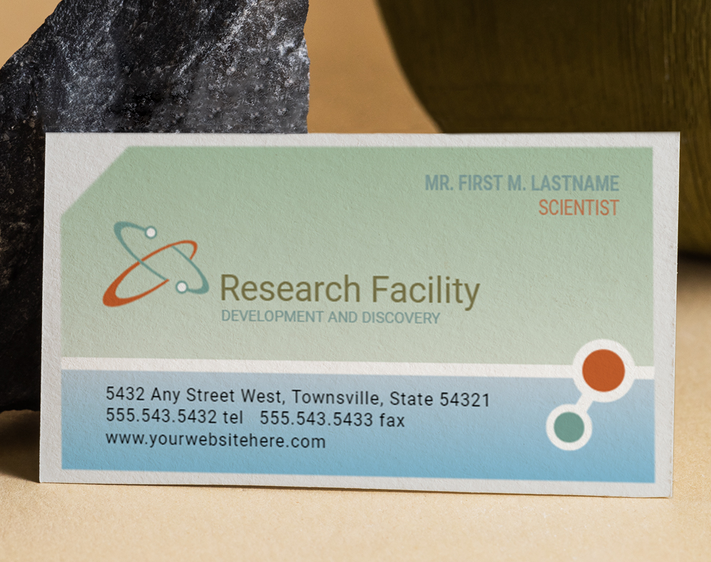 Cotton business cards - Design Template