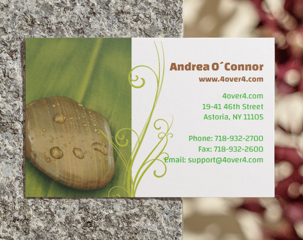 Cotton business cards - Design Template