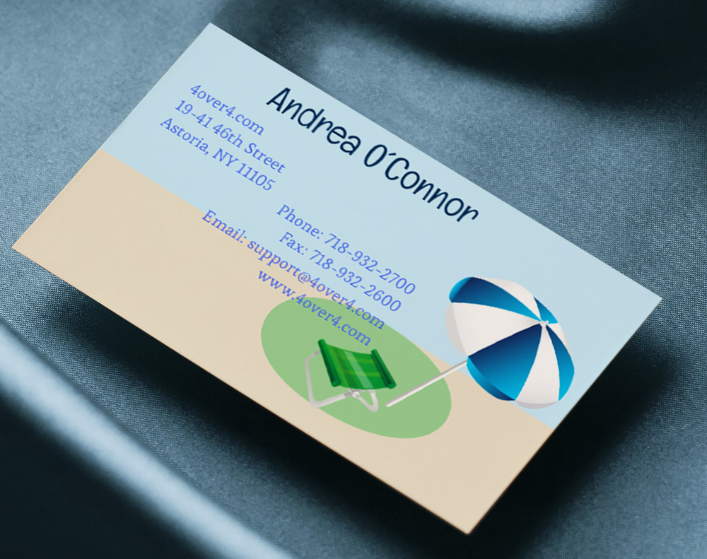 Cotton business cards - Design Template