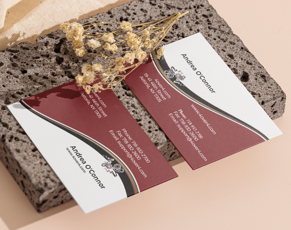 Cotton business cards - Design Template