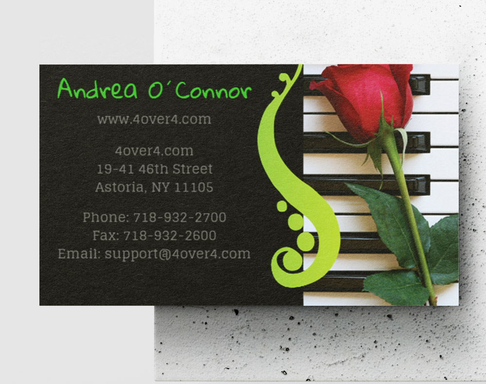 Cotton business cards - Design Template