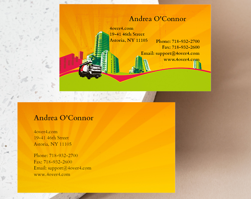 Black business cards - Design Template