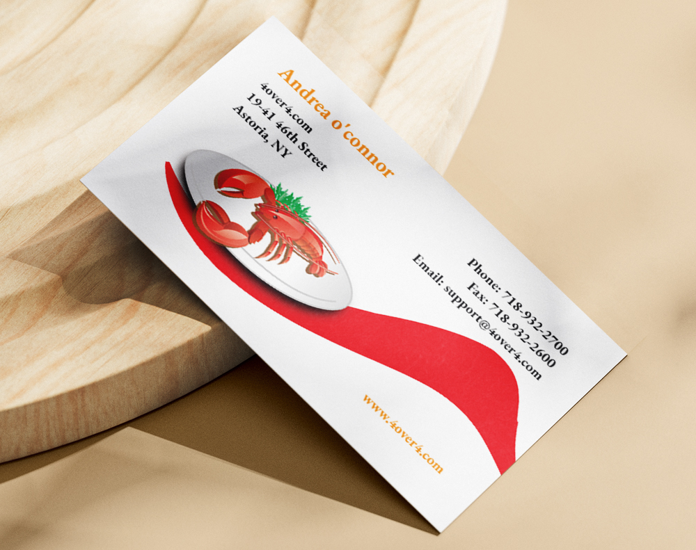 Black business cards - Design Template