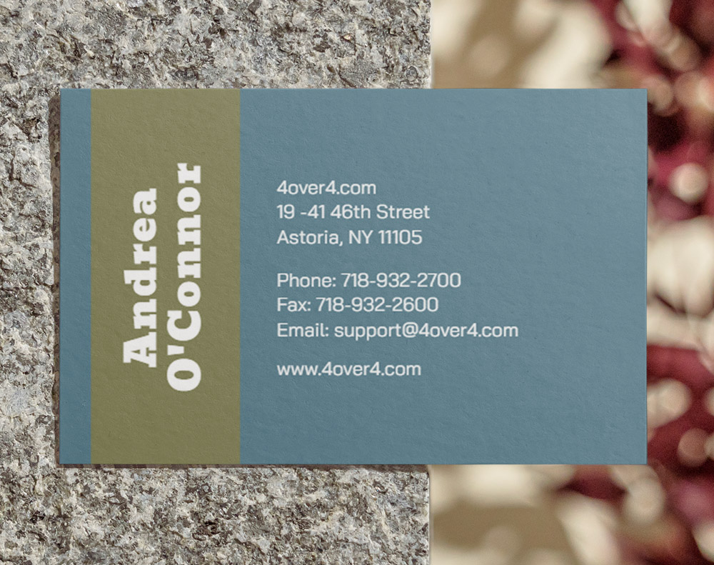 Cotton business cards - Design Template