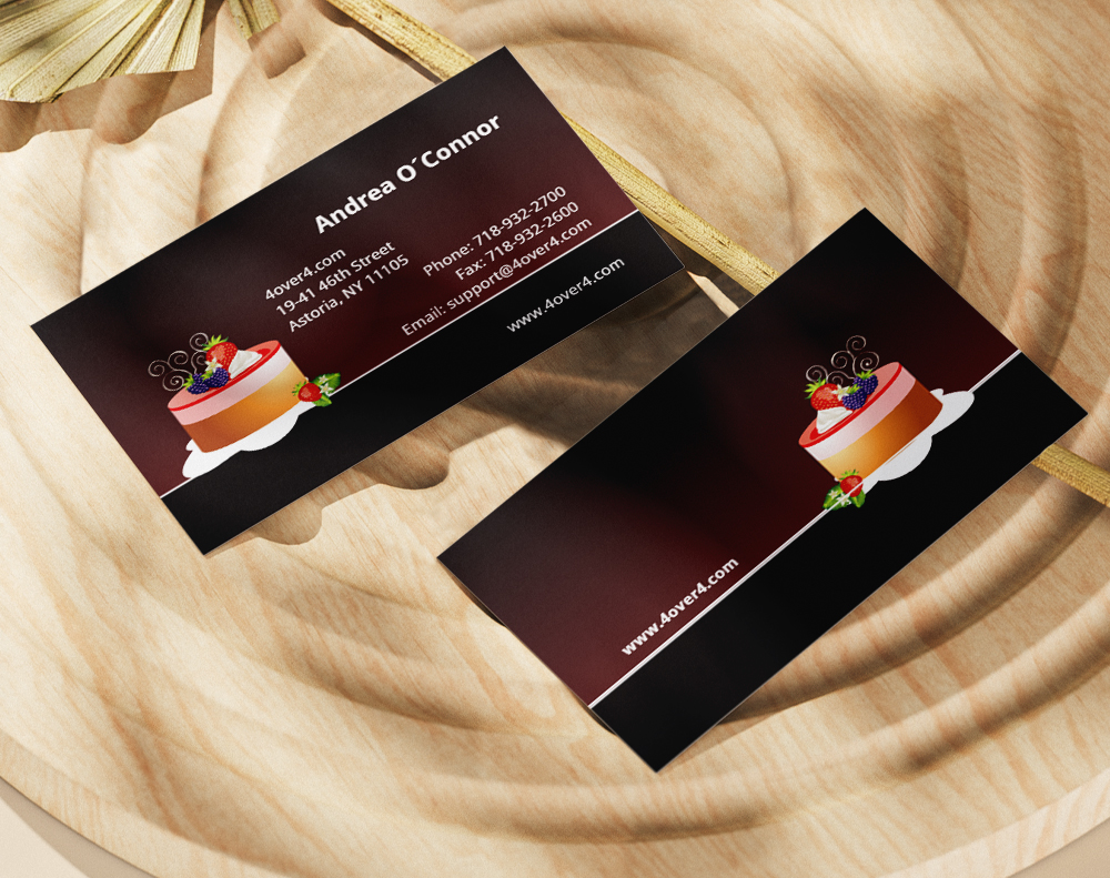 Black business cards - Design Template