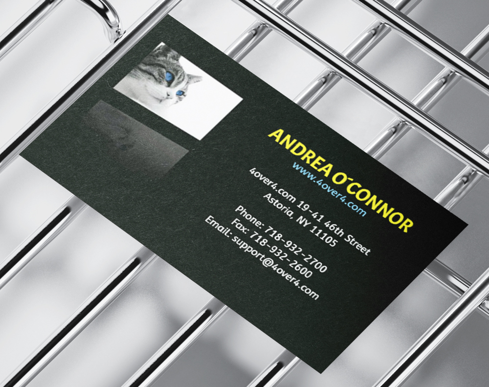 Cotton business cards - Design Template