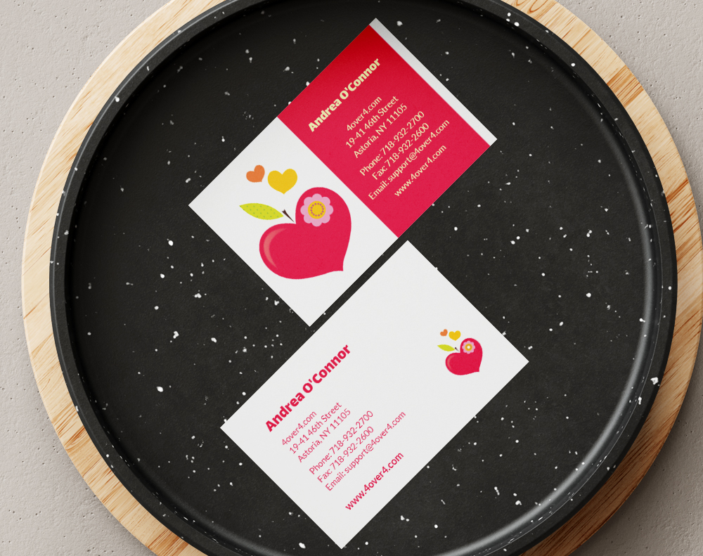 Black business cards - Design Template