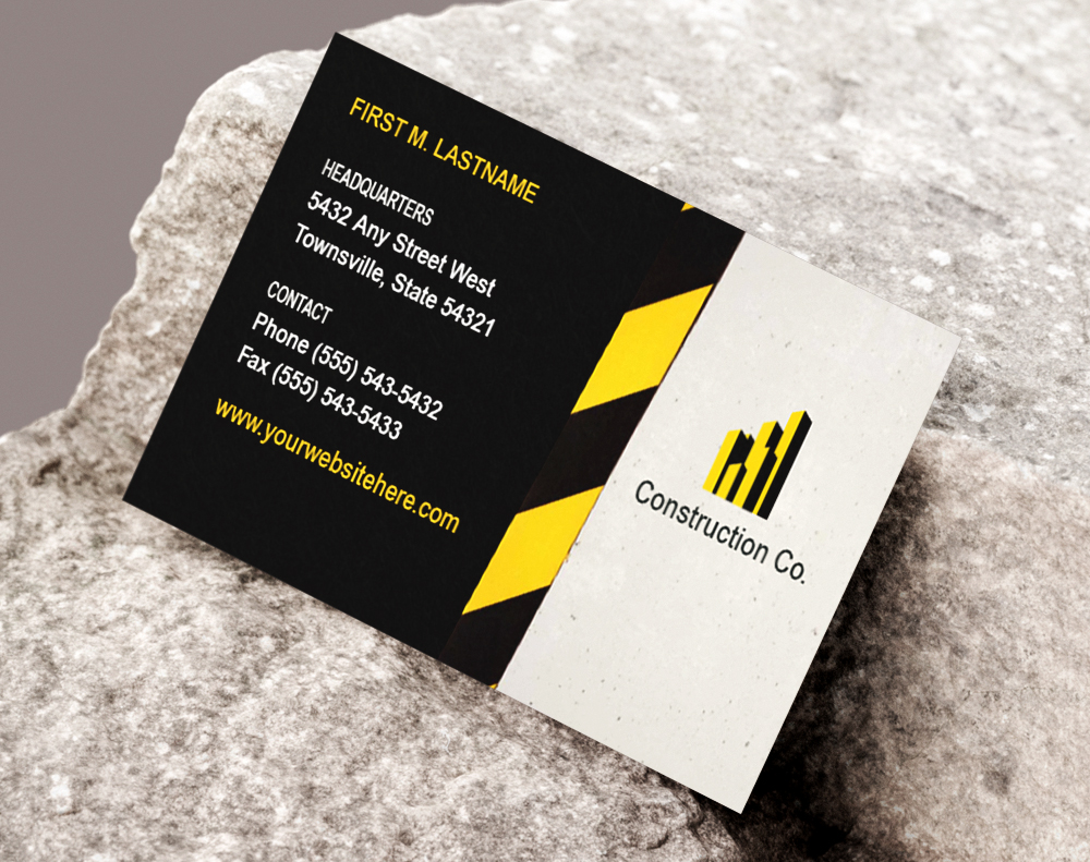 Cotton business cards - Design Template