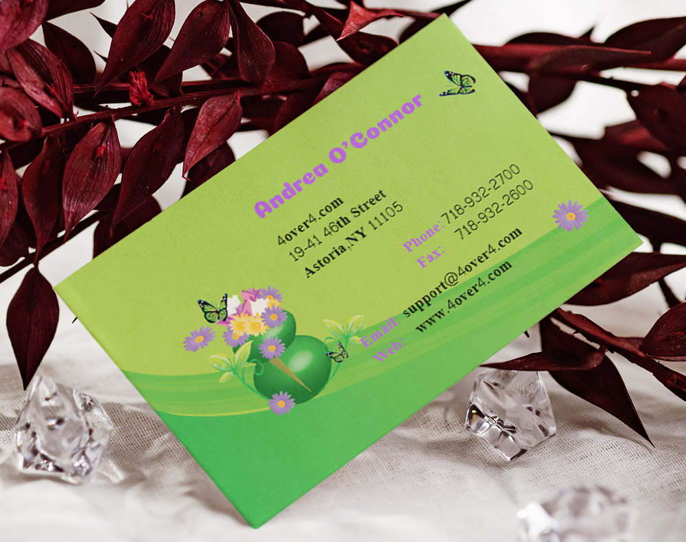 Cotton business cards - Design Template