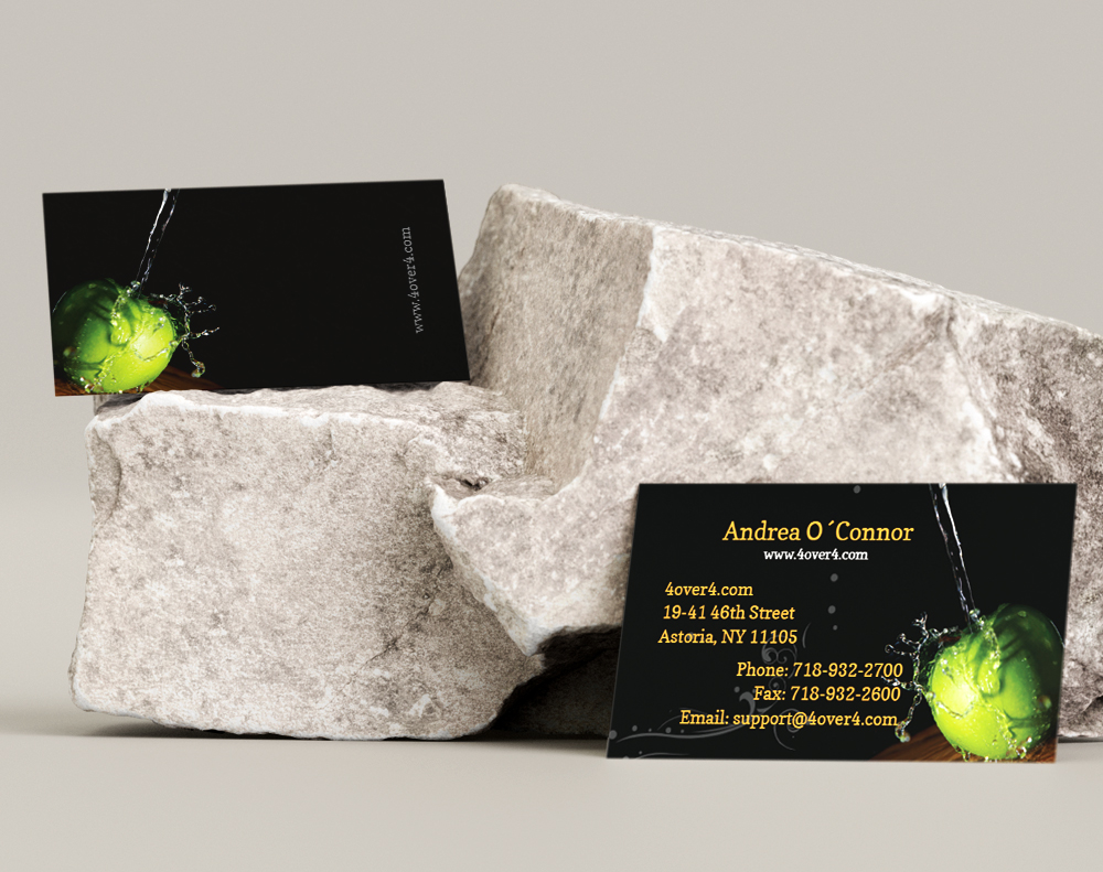 Black business cards - Design Template