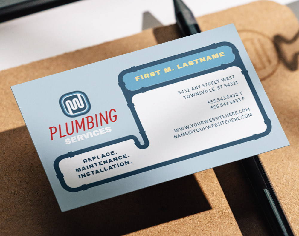 Cotton business cards - Design Template