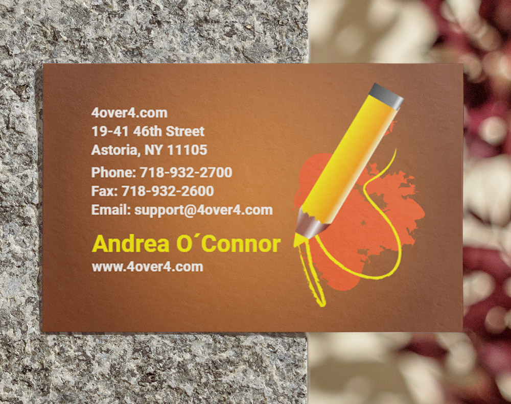Cotton business cards - Design Template