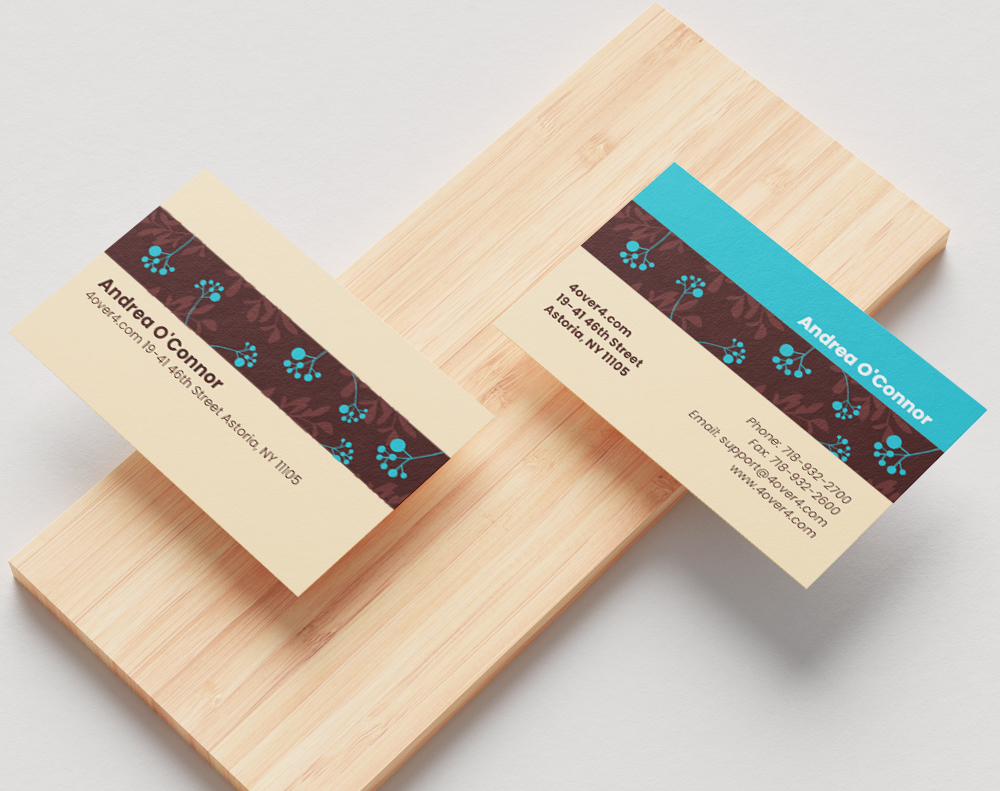 Cotton business cards - Design Template